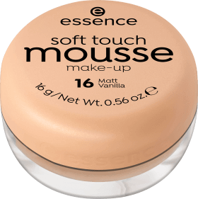 Essence cosmetics Soft Touch Mousse fond de ten 16 Matt Vanilla, 16 g